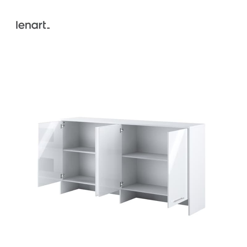 Dig-net nábytok Nadstavec na sklápaciu posteľ Lenart CONCEPT PRO CP-11 | biely lesk 2