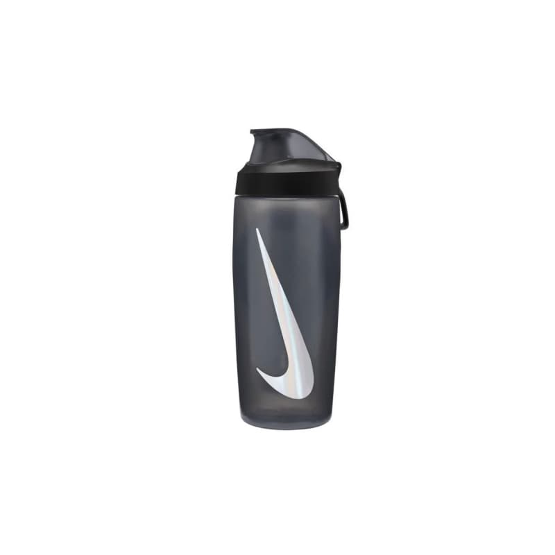 Fľaša NIKE REFUEL BOTTLE LOCKING LID ANTHRACITE BLACK SILVER IRIDESCENT