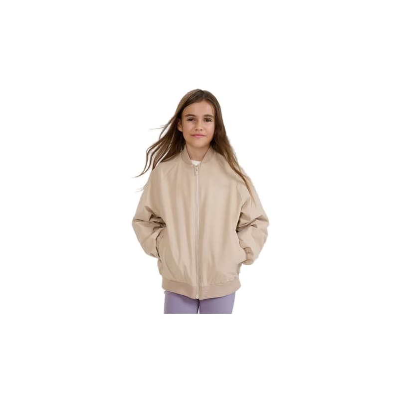 Dievčenská bunda 4F JUNIOR JACKET F184-82S-LIGHT BROWN 1