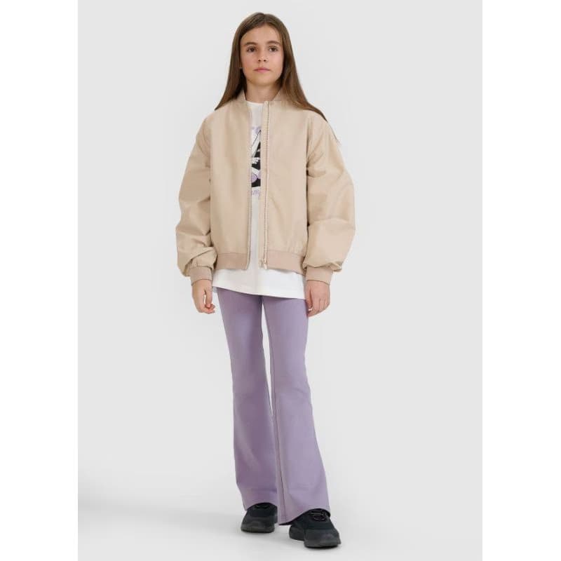 Dievčenská bunda 4F JUNIOR JACKET F184-82S-LIGHT BROWN 4