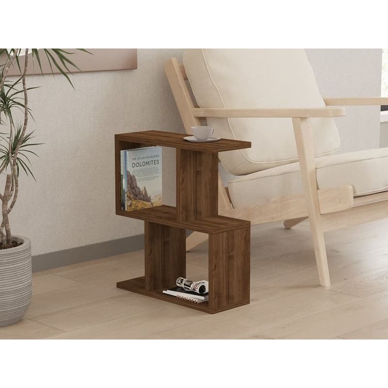 Príručný stolík / Odkladací stolík Zet - Walnut 1