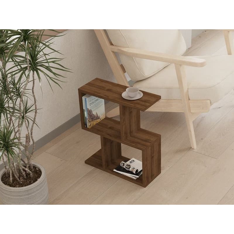 Príručný stolík / Odkladací stolík Zet - Walnut 5