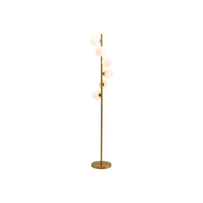 Scala Balls Milky stojacia lampa čierna 160 cm