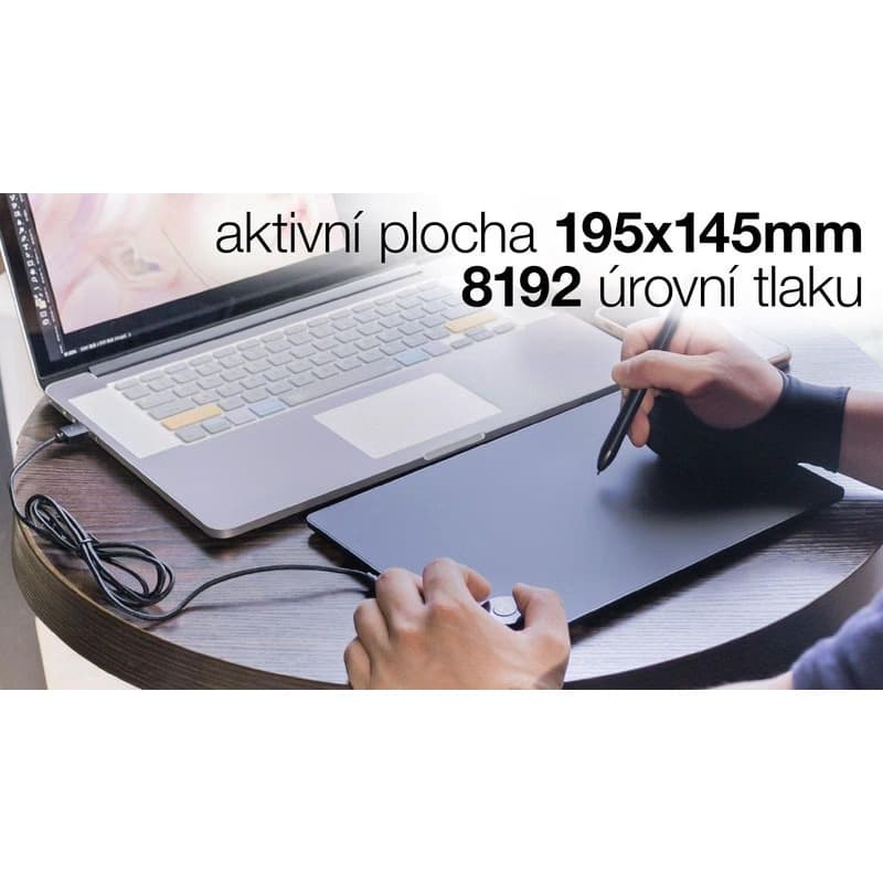 EVOLVEO Grafico TW, grafický tablet s kolieskom 4