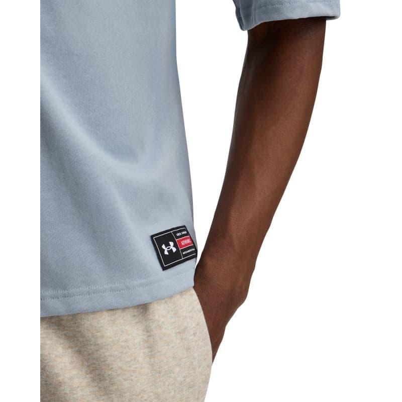 Pánske tričko s krátkym rukávom UNDER ARMOUR UA M HW VARSITY OS SS-BLU 2