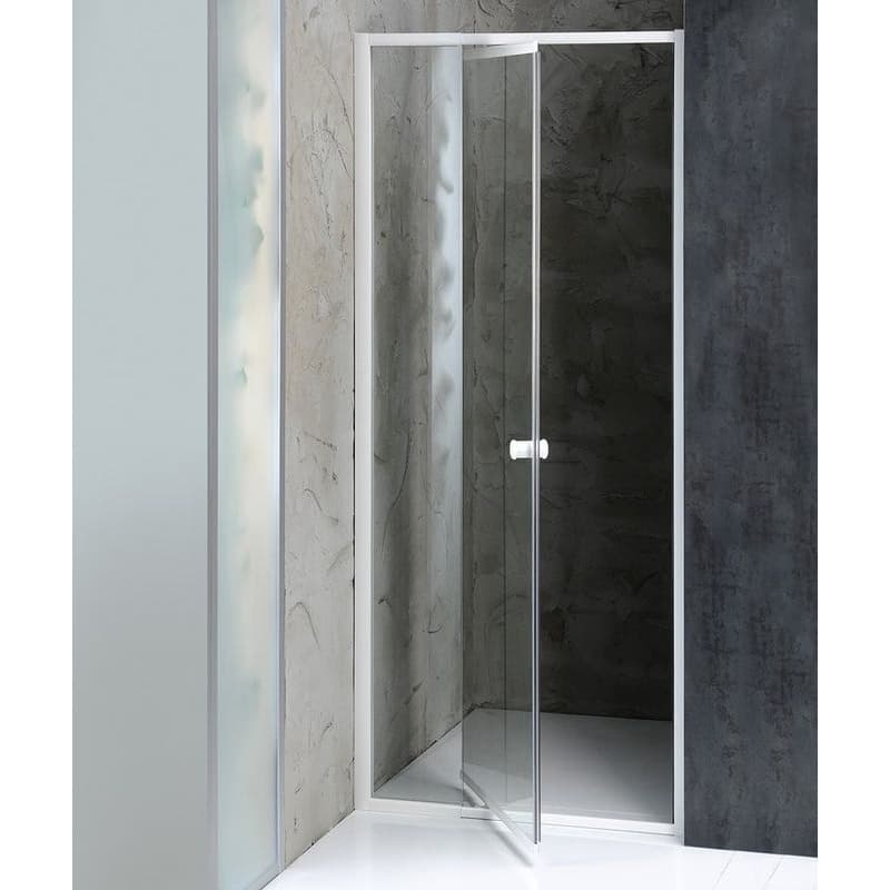 AQUALINE - AMICO sprchové dvere výklopné 1040-1220x1850, číre sklo G100