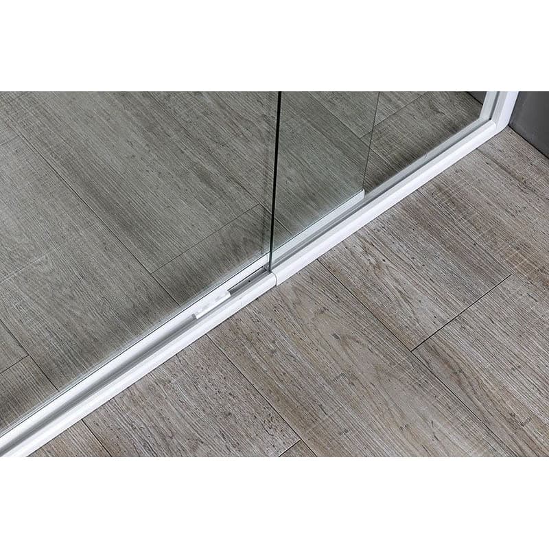 AQUALINE - AMICO sprchové dvere výklopné 1040-1220x1850, číre sklo G100 4