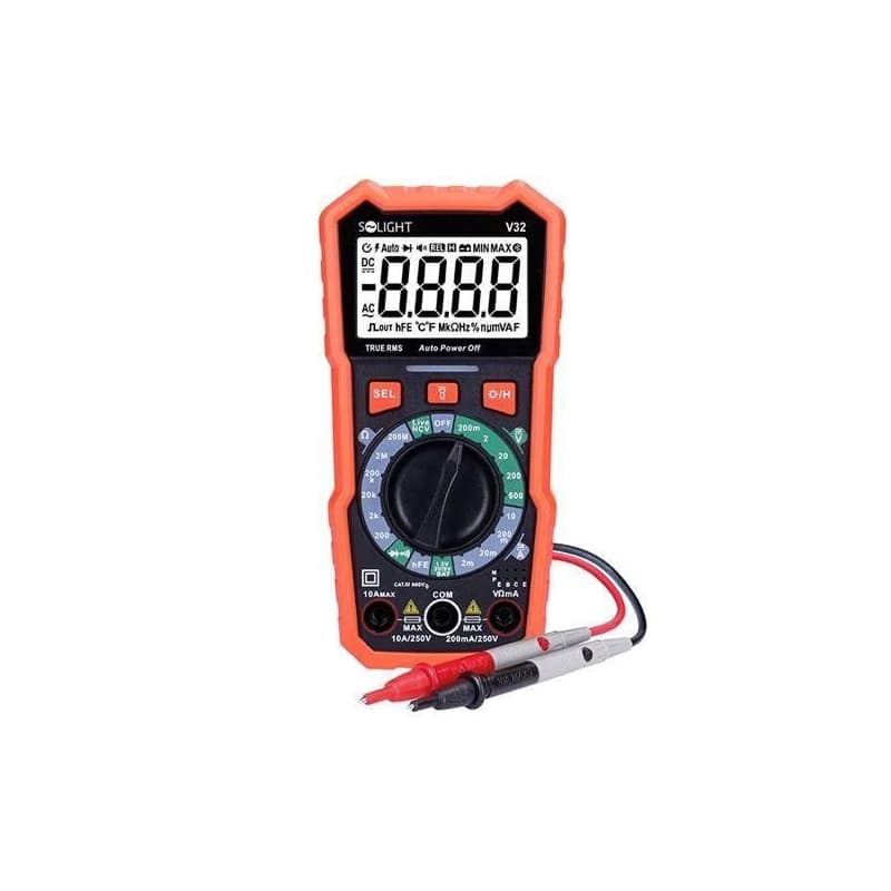 Solight profesionálny kliešťový multimeter, 10mA - 1000A 1