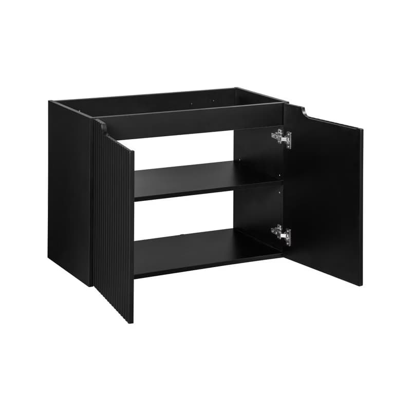 ArtCom Skrinka pod umývadlo NOVA Black 82-80-2D | 80 cm s dvierkami 4