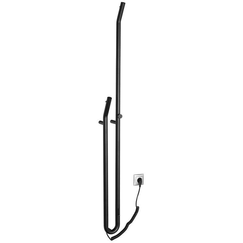 SAPHO - DUOPASSO elektrický sušiak uterákov s časovačom, 122x1700, 45 W, čierna mat ER330