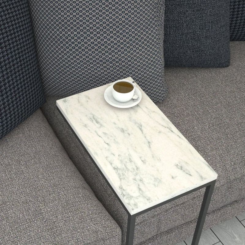 Príručný stolík / Odkladací stolík Callen - White Marble 4