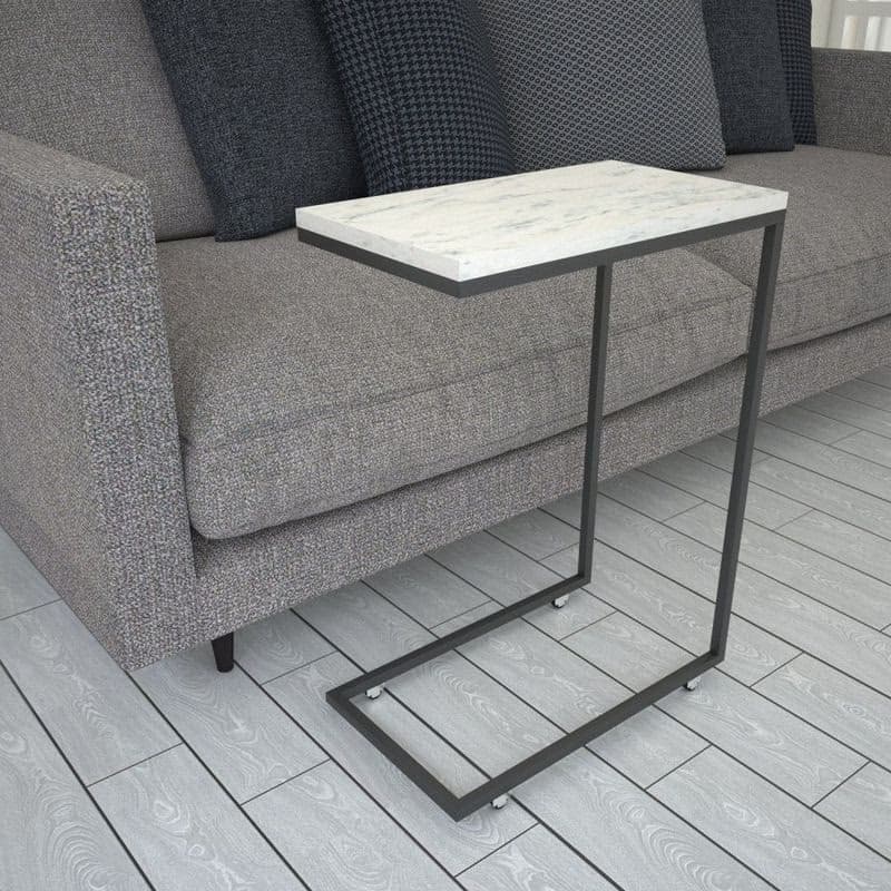 Príručný stolík / Odkladací stolík Callen - White Marble 5