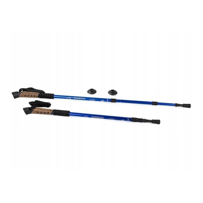 Trekingové palice Nordic Walking s korkovou rukoväťou, 135 cm, 2 ks, Čierna 6