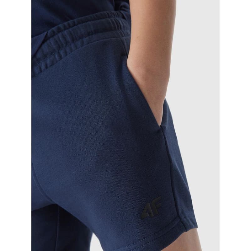 Chlapčenské teplákové kraťasy 4F JUNIOR SHORTS CAS-JWSS24TSHOM272-31S-NAVY 6