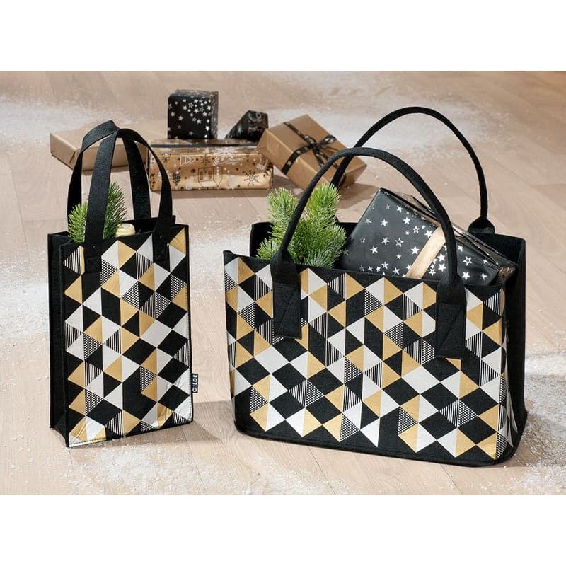 Obdĺžniková grafická taška "modern graphic" 1
