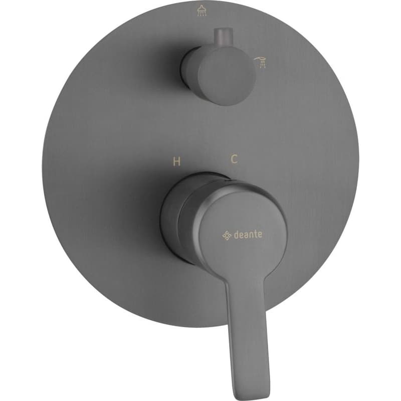 DEANTE - Arnika titan - Sprchová batéria, podomietková, so sprchovacím spínačom BQA_D44P