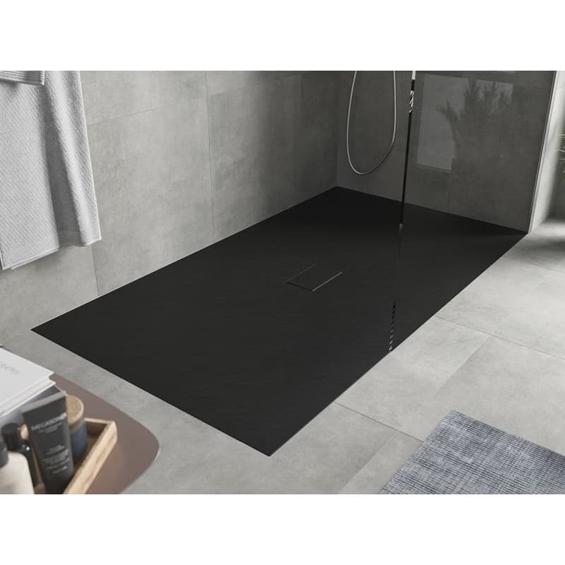 MEXEN - Hugo Sprchová vanička obdĺžniková 180x100, čierna 42701018 2