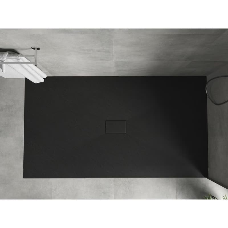 MEXEN - Hugo Sprchová vanička obdĺžniková 180x100, čierna 42701018 4