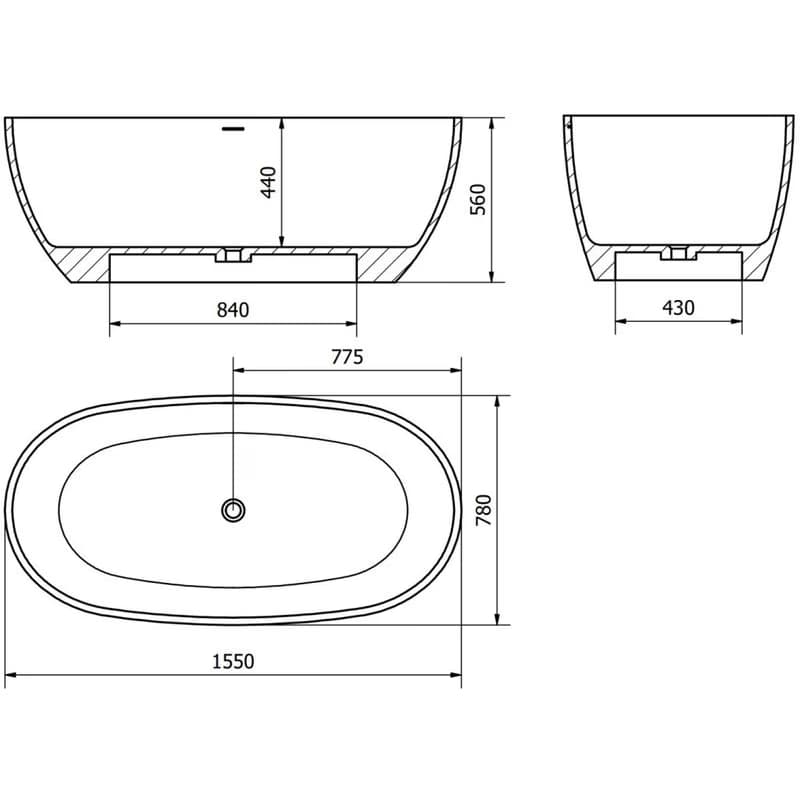 Mexen Torino 155 x 78 cm 57271557861 6
