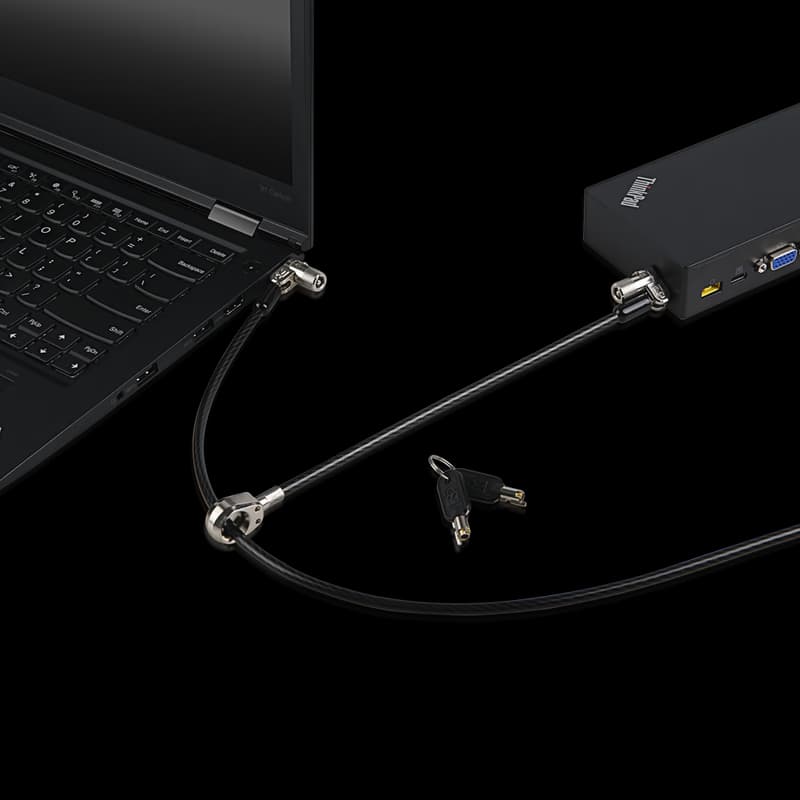 Lenovo zámok Kensington MicroSaver 2.0 Twin Cable 1