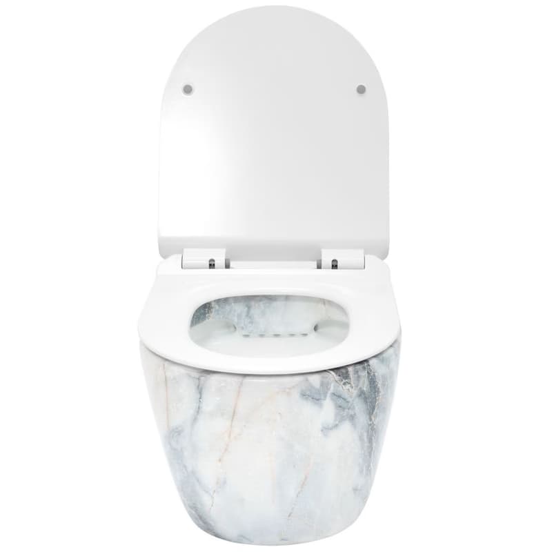 REA - Závesná WC misa vrátane sedátka Granit Shiny REA-C8002 4