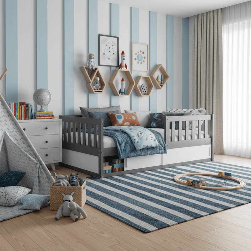 BMS Detská posteľ SMART | 80 x 160 cm Farba: Grafit 6