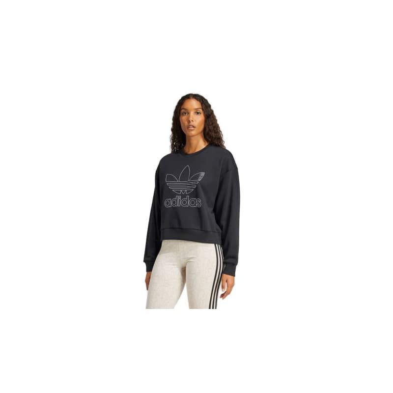 Dámska mikina ADIDAS ORIGINALS SNAKE CREW-BLACK