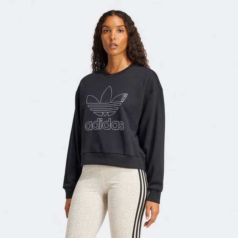 Dámska mikina ADIDAS ORIGINALS SNAKE CREW-BLACK 2