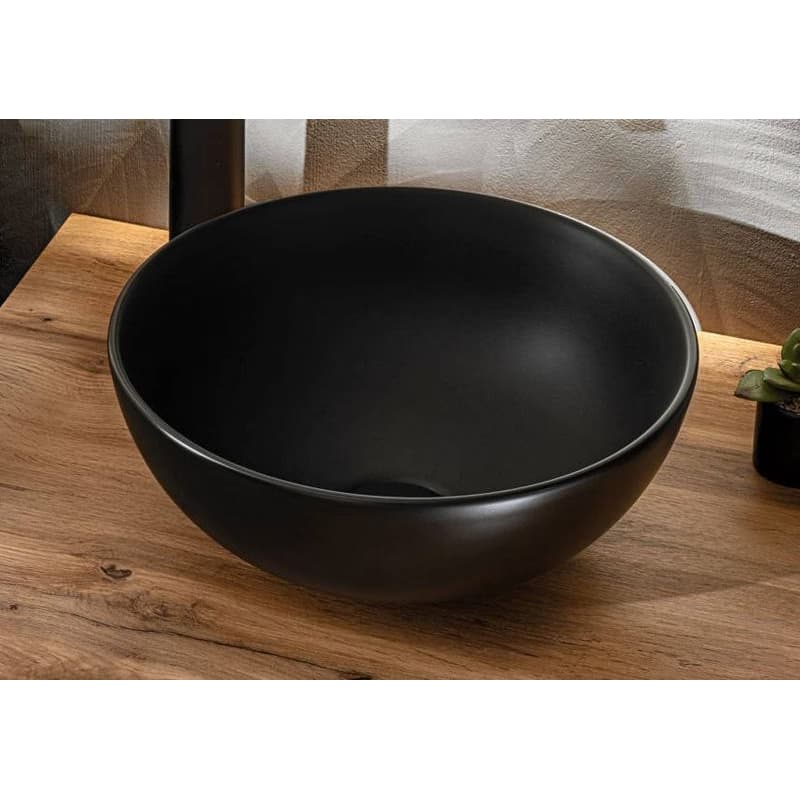 ArtCom Keramické umývadlo DOMI MB | čierny mat 32 cm 4