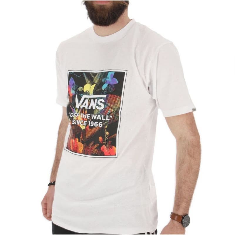 Pánske tričko s krátkym rukávom VANS MN FLORAL TIE DYE -B WHITE 2