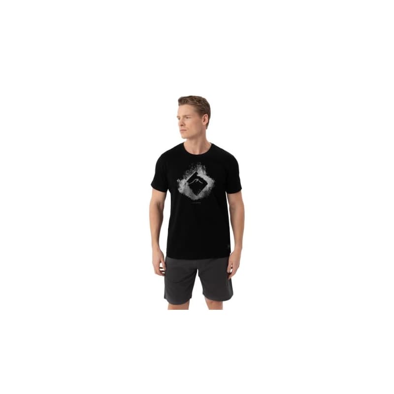 Pánske tričko s krátkym rukávom VOLCANO T-NEX-BLACK
