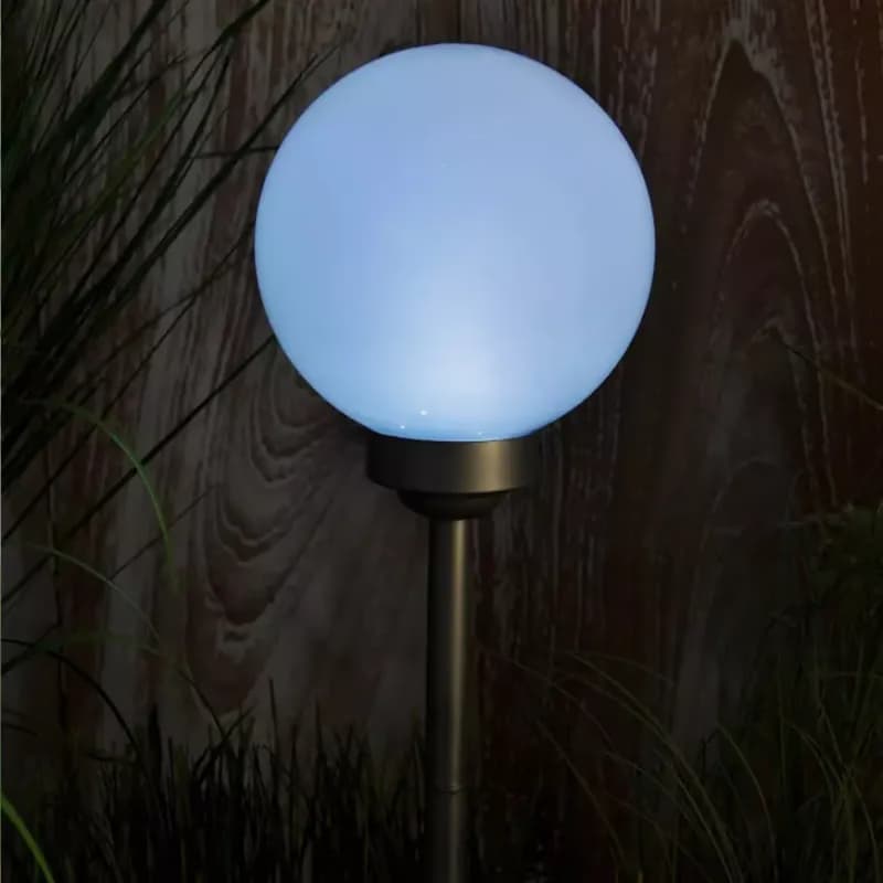 Solárna lampa 4 LED BY-131580 guľa biela 20 1