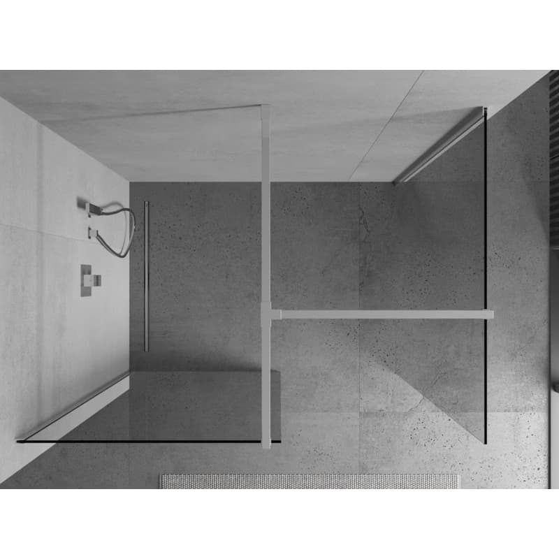 MEXEN/S - Kioto Sprchová zástena Walk-in 80 x 70, transparent, chróm 800-080-202-01-00-070 4