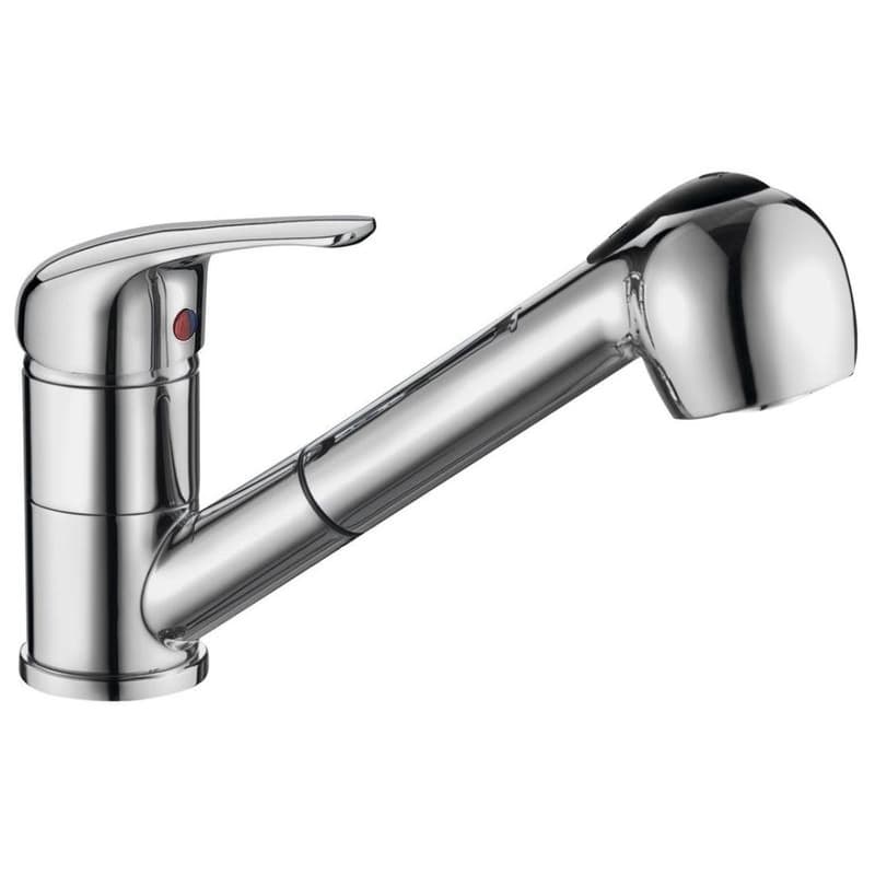 AQUALINE AQUALINE 40 stojánkova drezová batéria s výsuvnou sprškou, chróm 52137 1