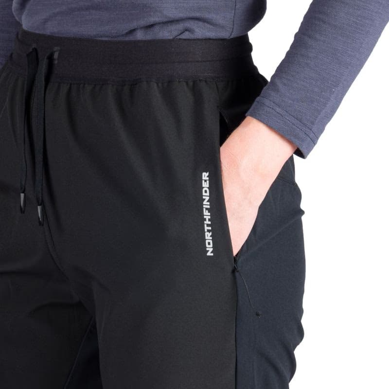 Dámske turistické zateplené nohavice NORTHFINDER RACHELLE-270blackblack 4