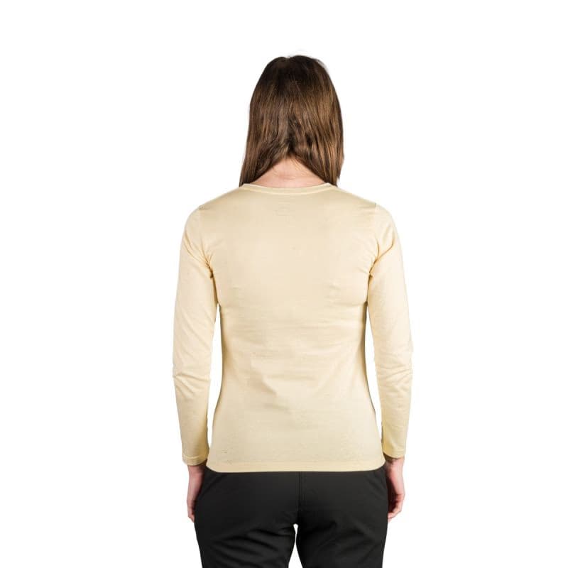 Dámske turistické tričko s dlhým rukávom NORTHFINDER DIYA-529creamwhite 5