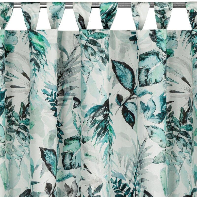 ArtFir Záves na terasu GARDEN 2 PU | biela/zelená 155 x 260 cm 4