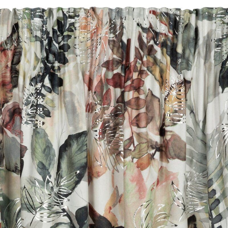 ArtFir Záves ARINA P | biela/tehlová 140 x 270 cm 5