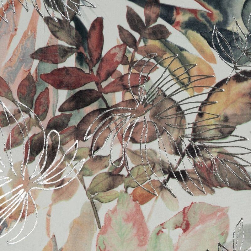 ArtFir Záves ARINA P | biela/tehlová 140 x 270 cm 6