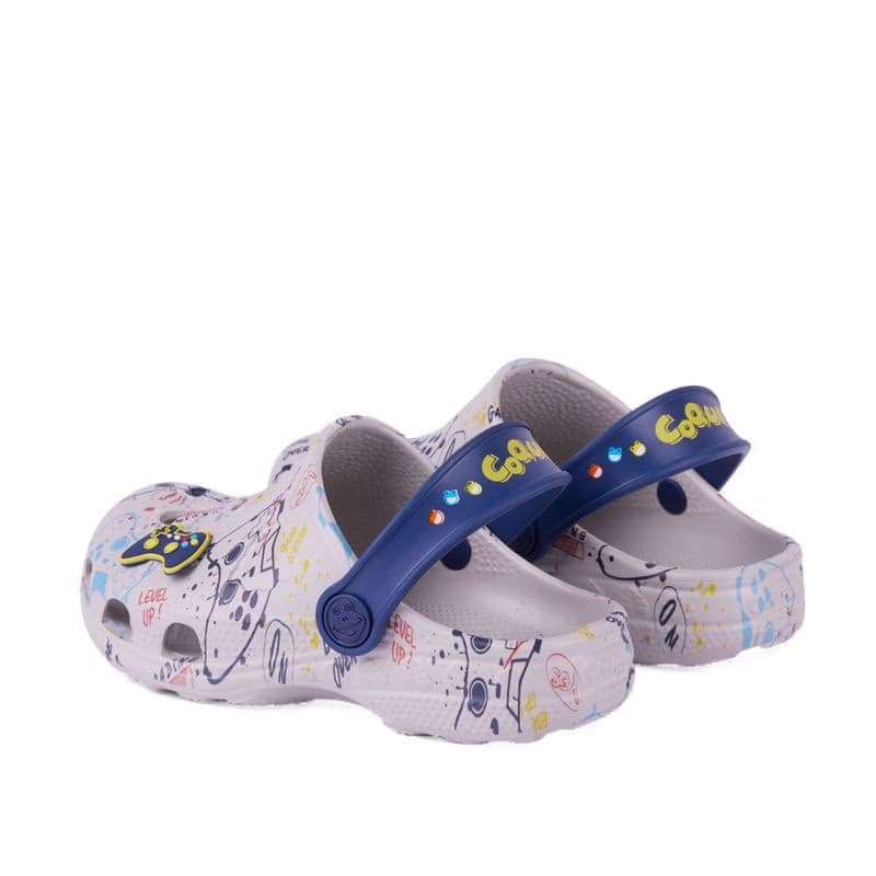 Detské kroksy (rekreačná obuv) COQUI Little Frog + Amulet stone navy 4