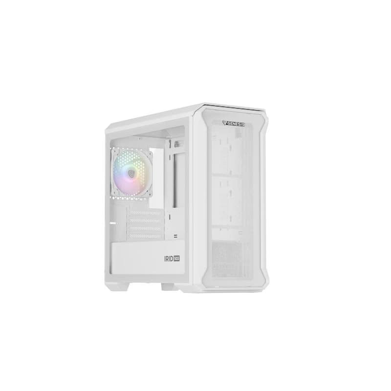 Počítačová skriňa Genesis IRID 503 ARGB LITE/Mini Tower/Transpar./Biela 2