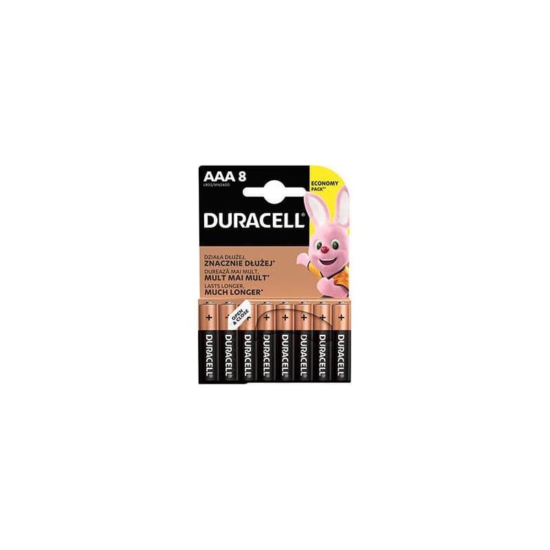 Duracell BASIC Jednorazová alkalická batéria AAA, 8-pack 1