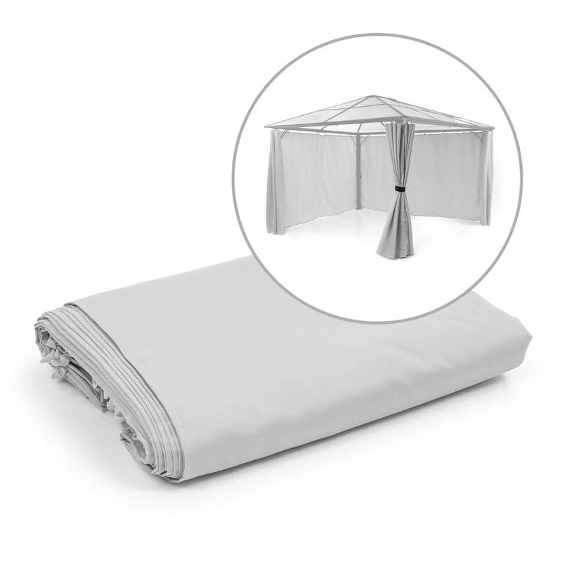 Blumfeldt Pantheon Solid Sky, bočné steny pre altánok, 4 steny, 3 x 4 m, 140 g/m² 1