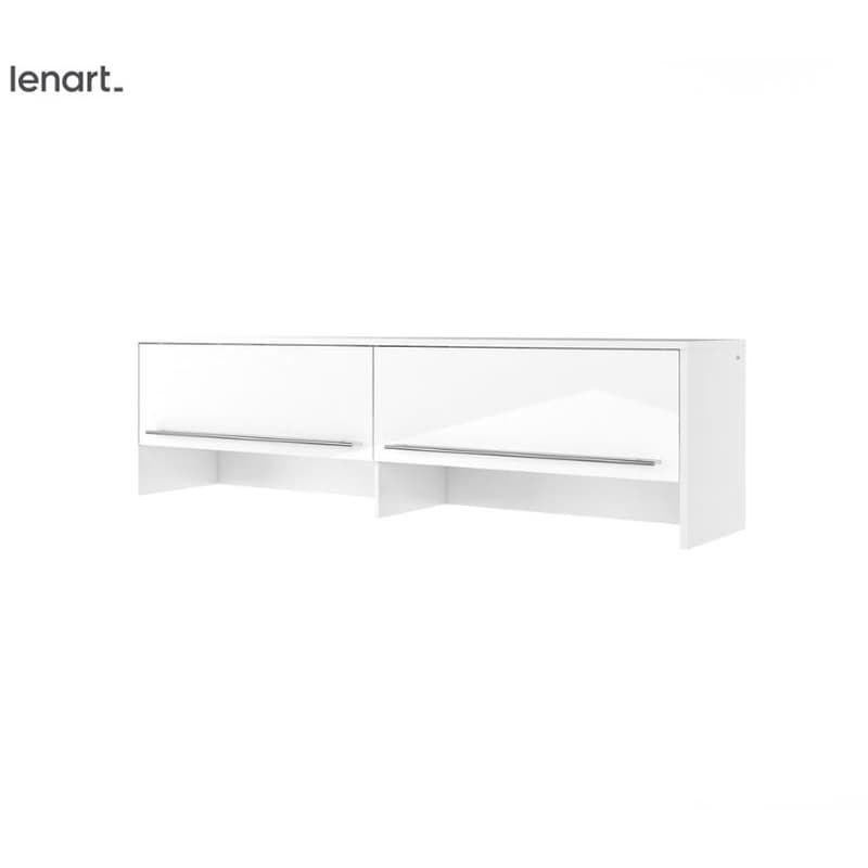 Dig-net nábytok Nadstavec na sklápaciu posteľ Lenart CONCEPT PRO CP-09 | biely lesk 1