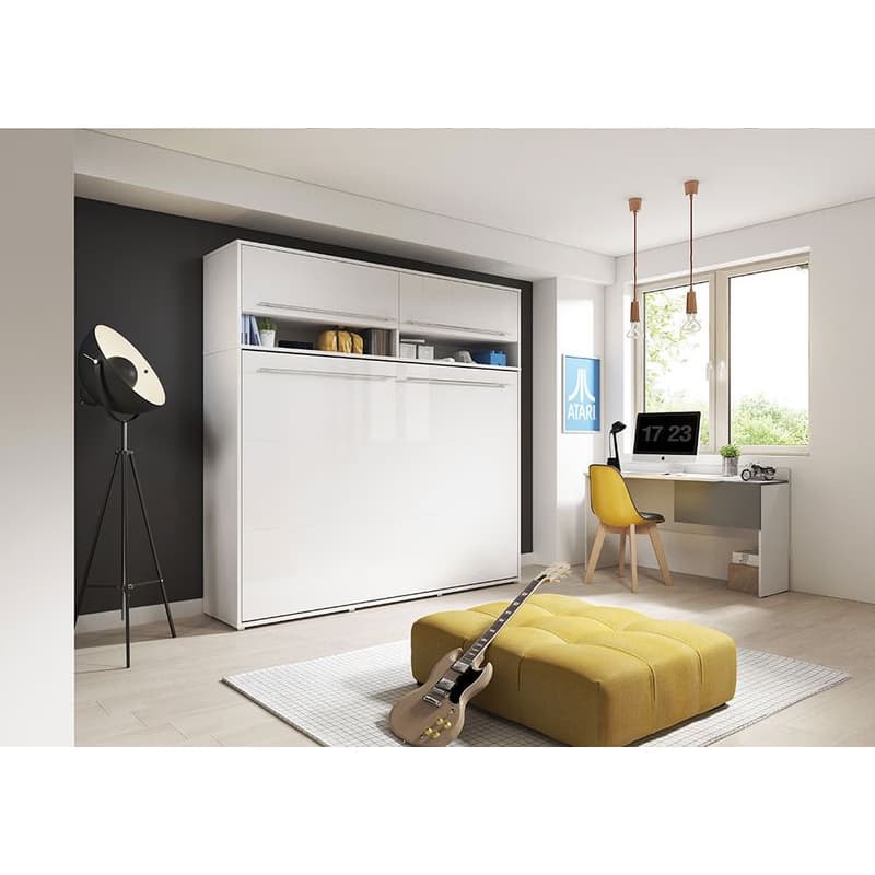 Dig-net nábytok Nadstavec na sklápaciu posteľ Lenart CONCEPT PRO CP-09 | biely lesk 6