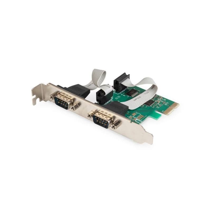 Digitus Adaptér PCI Express x1 2xsériový port, +low profile čipová sada: ASIX99100 1