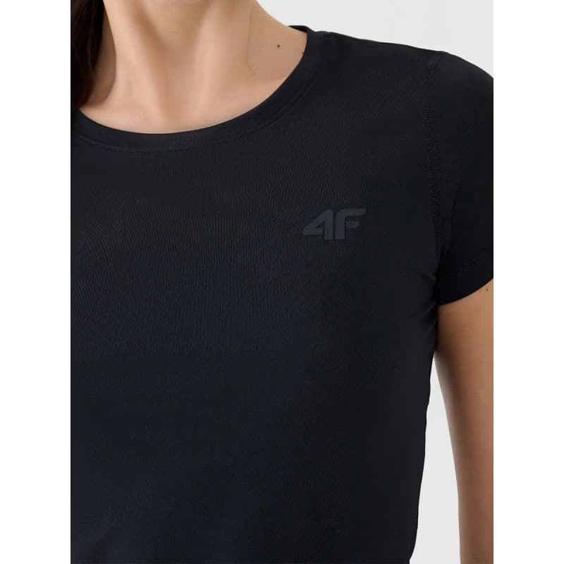 Dámske tréningové tričko s krátkym rukávom 4F TSHIRT FNK F1846-20S-DEEP BLACK 4