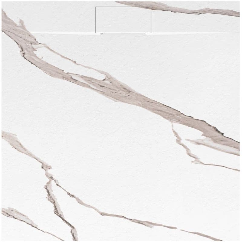 REA - Sprchová vanička Bazalt CARRARA WHITE 90x90 REA-K7002 4