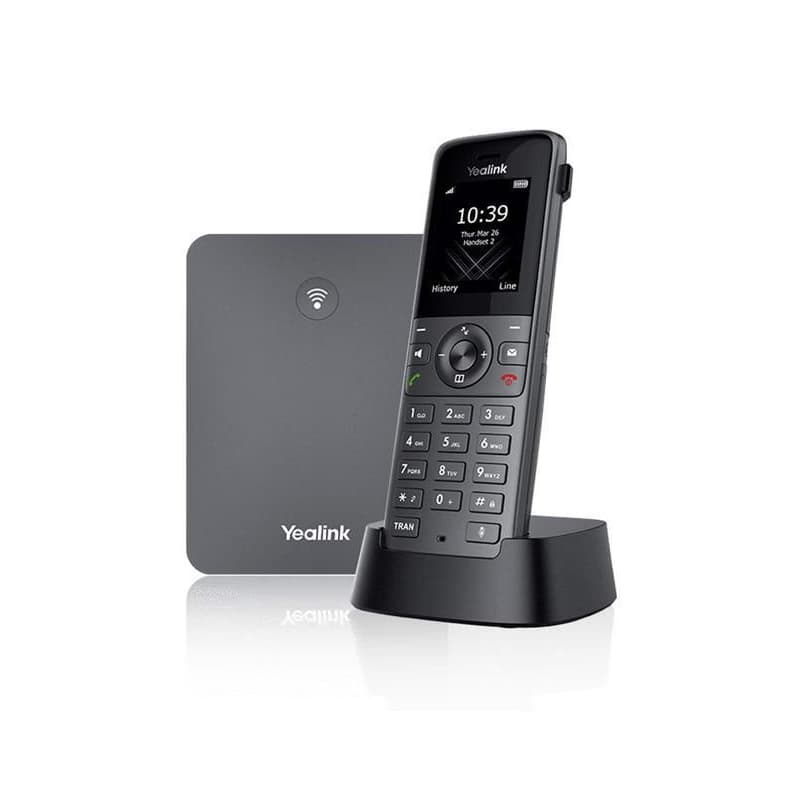 Yealink W73P, IP DECT báza + rúčka, PoE, 1,8" bar.disp., až 10 rúčok 1