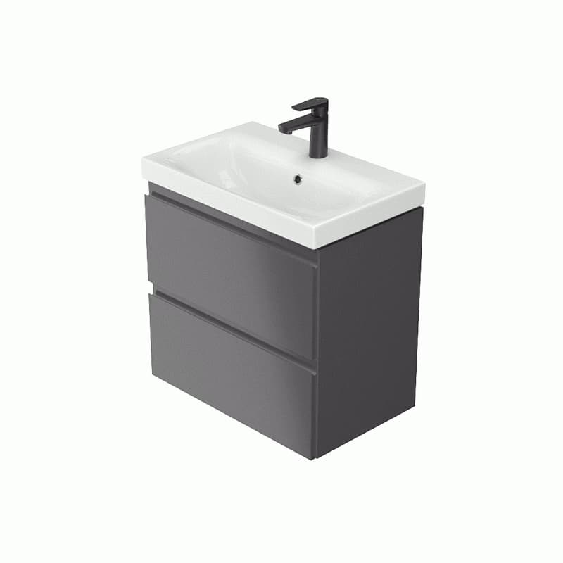 CERSANIT - SET B815 MODUO SLIM 50 ANTRACIT DSM (skrinka + umývadlo) S801-470-DSM 4